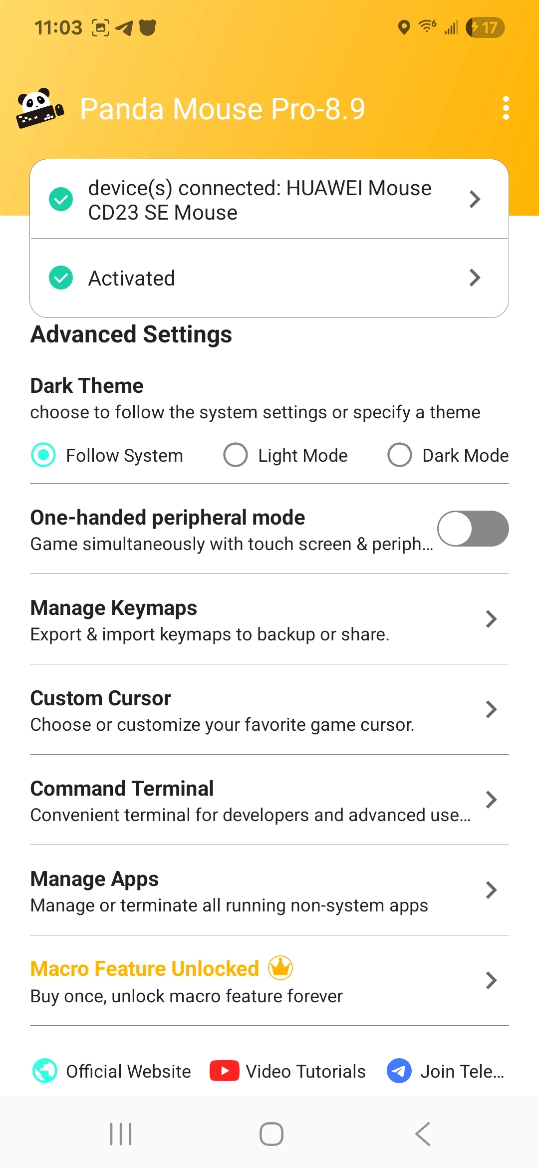 Panda Mouse Pro screenshot